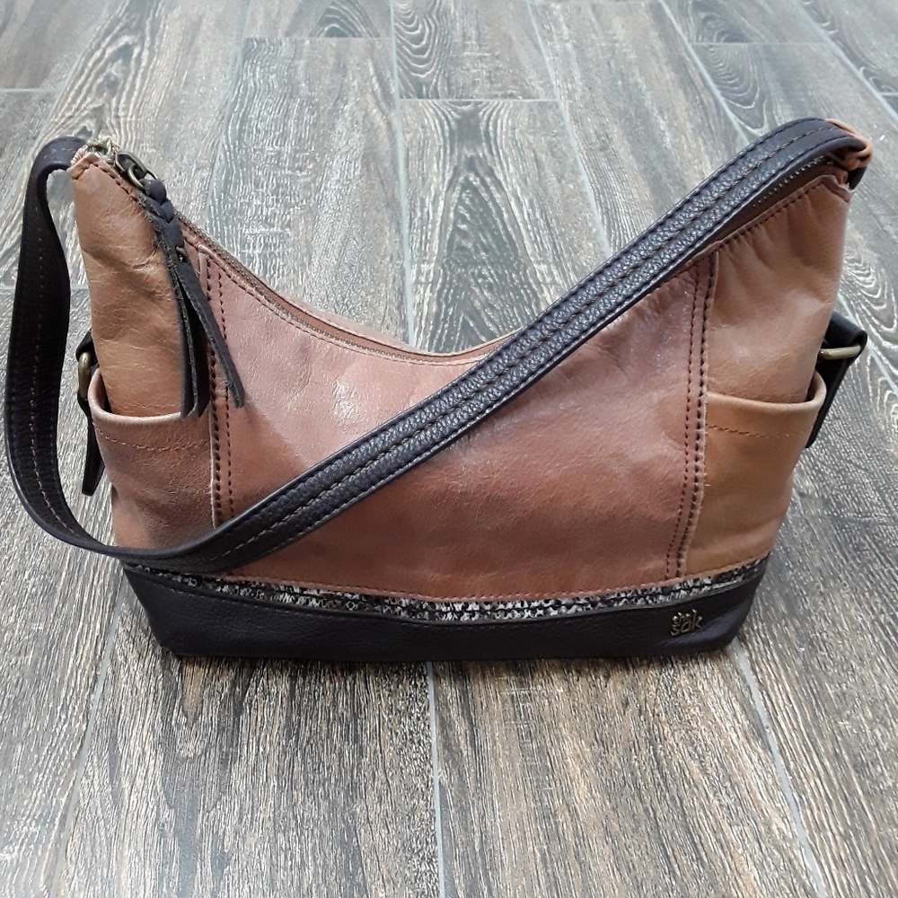 Genuine leather handbag by "The Sac"